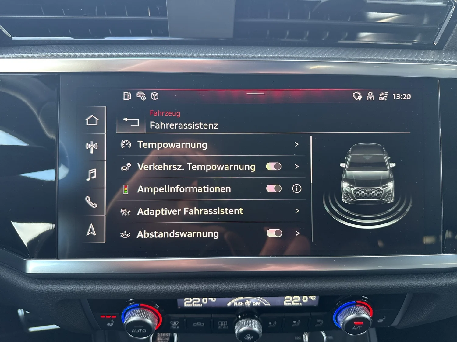 Bild eines Q3 Sportback 40 TDI quattro admired