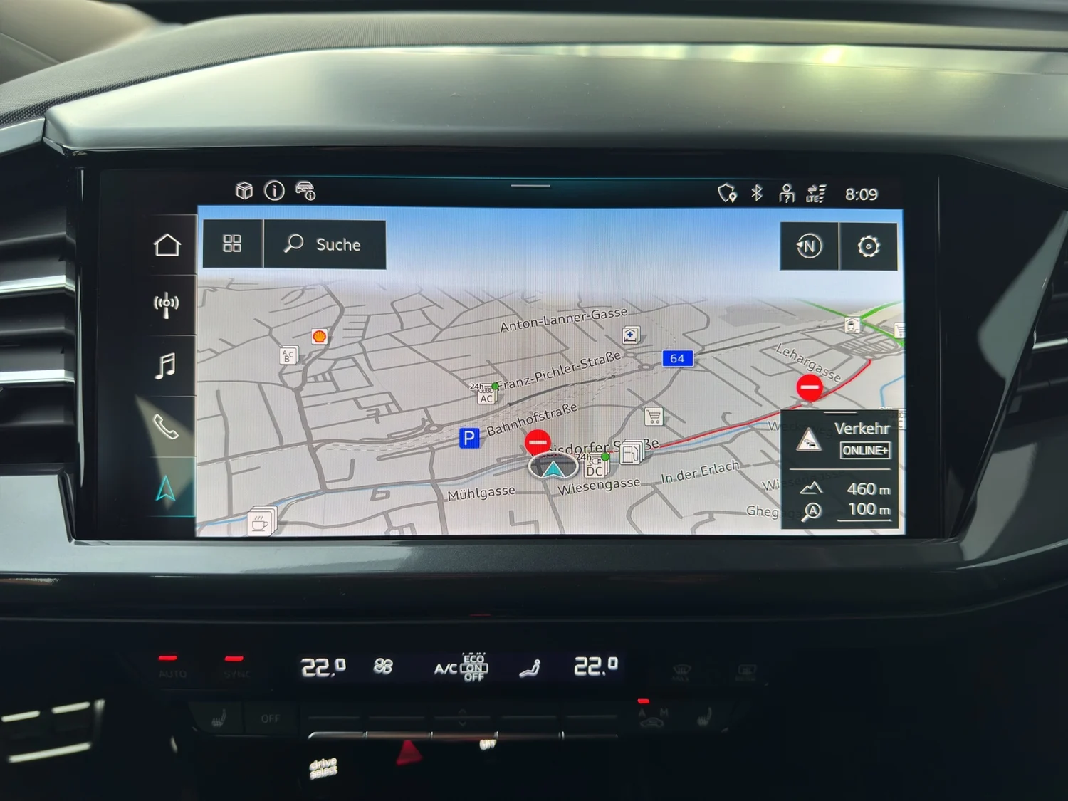 Bild eines Q4 Sportback 55 e-tron quattro