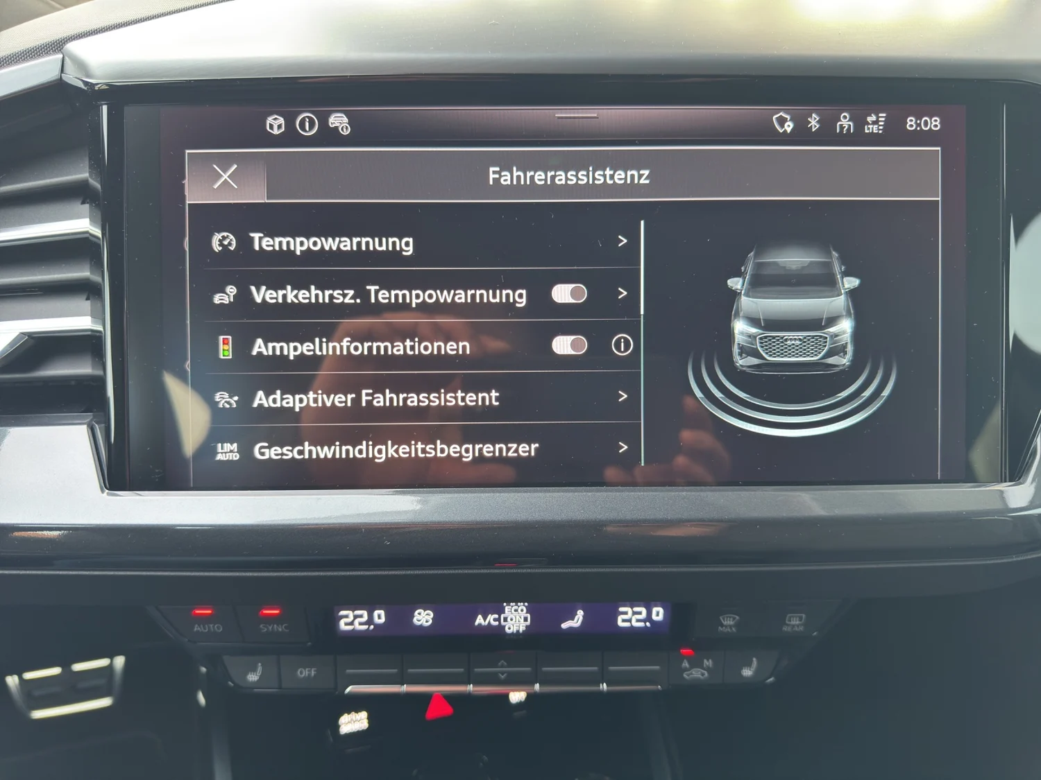 Bild eines Q4 Sportback 55 e-tron quattro