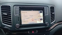 VW Sharan Highline TDI SCR DSG in Nightblue Met.