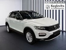 VW T-Roc Design TSI in Pure White Dach Schwarz