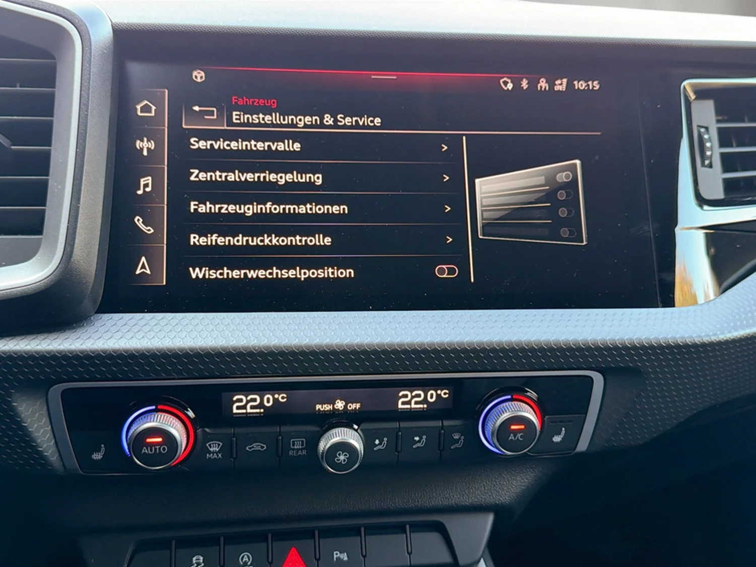 Bild eines Audi A1 Sportback 25 TFSI intense