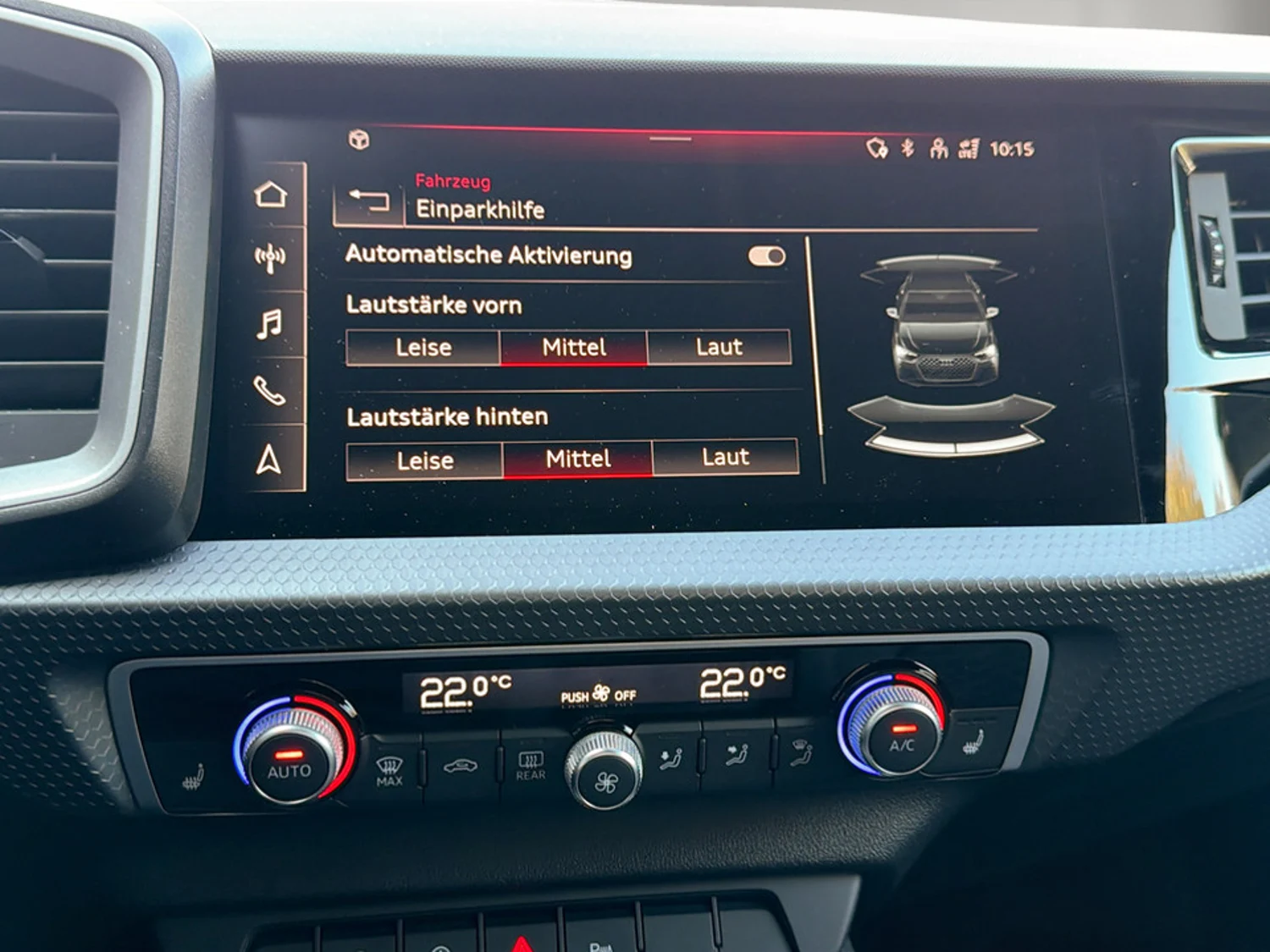 Bild eines Audi A1 Sportback 25 TFSI intense