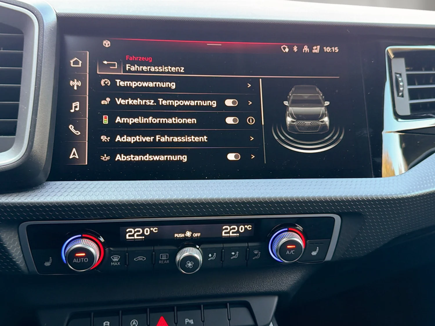 Bild eines Audi A1 Sportback 25 TFSI intense