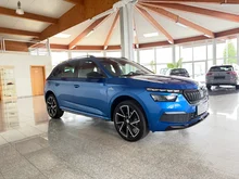 Škoda Kamiq MONTE CARLO TSI DSG in Race-Blau Metallic