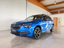 Škoda Kamiq MONTE CARLO TSI DSG in Race-Blau Metallic