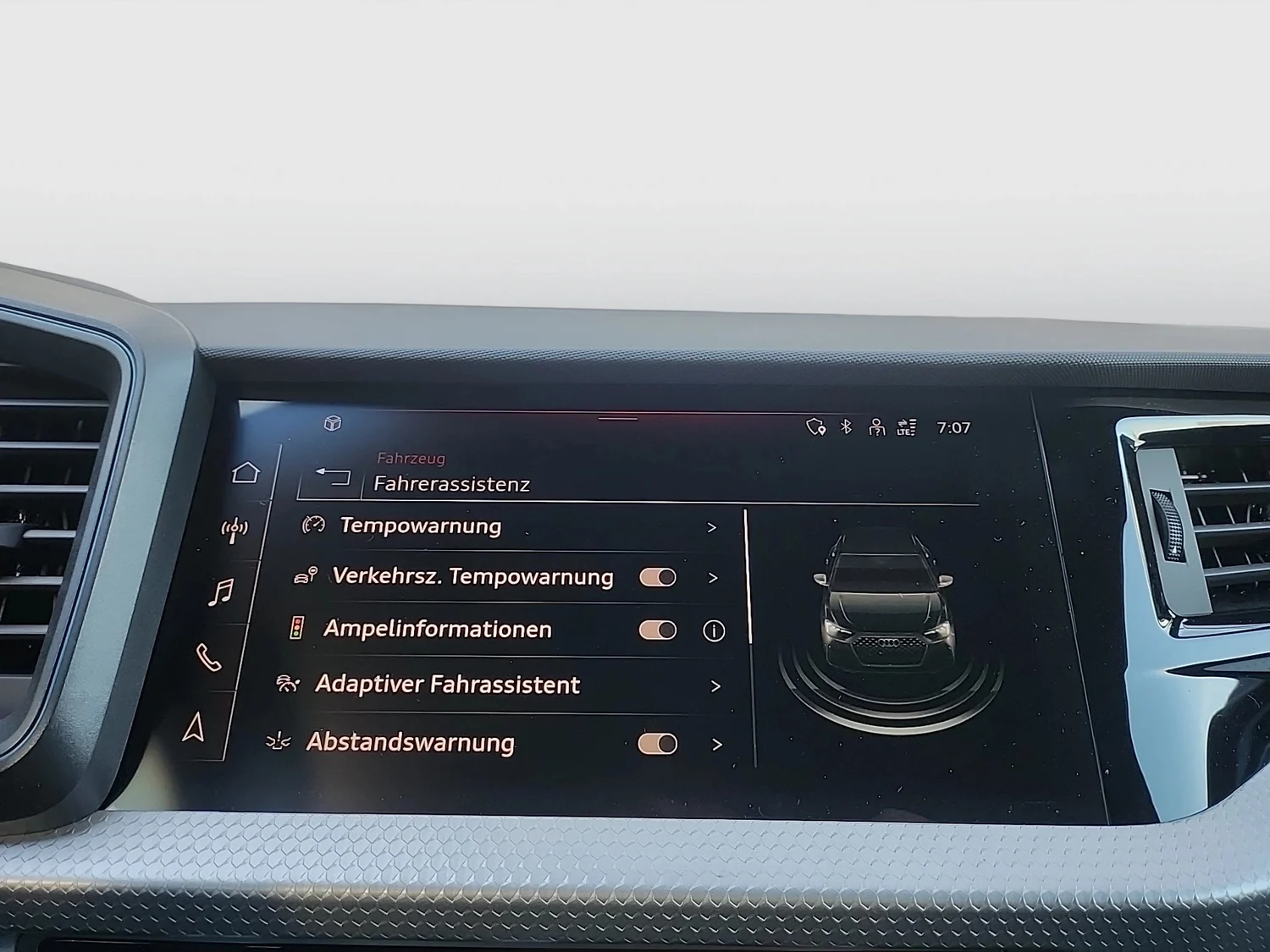 Bild eines A1 Sportback 25 TFSI intense