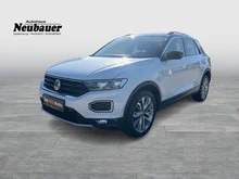 VW T-Roc iQ Drive TSI ACT OPF DSG in White Silver Metallic Dach Schwarz