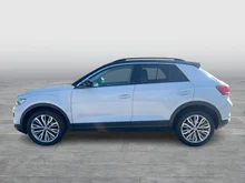 VW T-Roc iQ Drive TSI ACT OPF DSG in White Silver Metallic Dach Schwarz