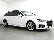 Audi A4 Avant 35 TDI S line in T9 Ibisweiß