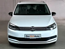 VW Touran Comfortline BMT TSI EVO in PURE WHITE