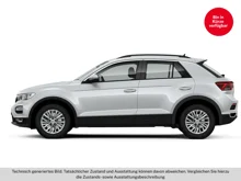 VW T-Roc Design TSI OPF in White Silver Metallic