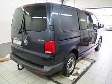 VW Kastenwagen Transporter Doka-Kastenwagen TDI 4MOTION in Starlightblue Metallic
