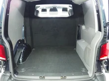 VW Kastenwagen Transporter Doka-Kastenwagen TDI 4MOTION in Starlightblue Metallic