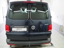 VW Kastenwagen Transporter Doka-Kastenwagen TDI 4MOTION in Starlightblue Metallic