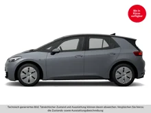 VW ID.3 Pro 107 kW in Mondsteingrau Dach schwarz
