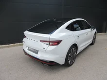 Škoda Enyaq Coupé RS in Moon-Weiß Metallic