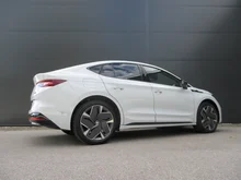 Škoda Enyaq Coupé RS in Moon-Weiß Metallic
