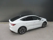 Škoda Enyaq Coupé RS in Moon-Weiß Metallic