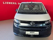 VW Multivan Business ÜH eHybrid 180 kW 4M in Candyweiß / Starlight Blue Metallic