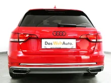 Audi A4 Avant 40 TDI Sport in Y1 Tangorot Metallic