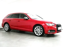 Audi A4 Avant 40 TDI Sport in Y1 Tangorot Metallic