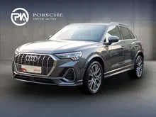 Audi Q3 e-tron 45 TFSI e S line exterieur in Daytonagrau perleffekt
