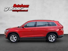 Škoda Kodiaq 7-Sitzer 4x4 Ambition 125 TDI DSG in Velvet-Rot Metallic