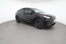Audi Q4 Sportback e-tron performance in Mythosschwarz metallic