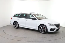 Škoda Octavia Combi 4x4 RS TDI DSG in Moon-Weiß Metallic