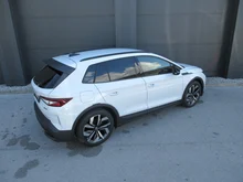 Škoda Elroq Sportline 85 in Moon-Weiß Metallic