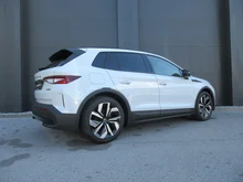 Škoda Elroq Sportline 85 in Moon-Weiß Metallic
