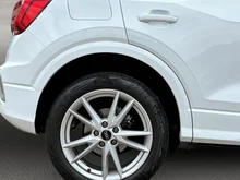 Audi Q2 30 TFSI admired in arkonaweiss