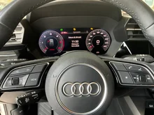 Audi A3 Sportback 35 TDI S line exterieur in gletscherweiß metallic
