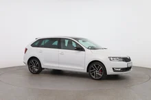 Škoda Rapid SPACEBACK Sport TSI DSG in moon-weiß-metallic