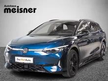 VW ID.7 Tourer GTX 4MOTION 250kW Business in Aquamarinblau Dach Schwarz
