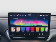 VW ID.4 Pro 4MOTION 220 kW Business -77 kWh in Scale Silver Metallic Dach schwarz