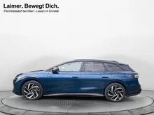VW ID.7 Tourer GTX 4MOTION 250 kW in Aquamarinblau Dach Schwarz