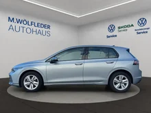 VW Golf Life TDI in F0 Oyster Silver Metallic