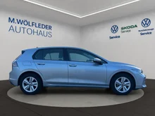 VW Golf Life TDI in F0 Oyster Silver Metallic