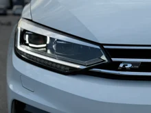 VW Touran R-Line TSI DSG in Pure White