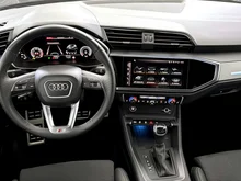 Audi Q3 Sportback 40 TDI quattro admired in Mythosschwarz Metallic