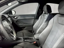 Audi Q3 Sportback 40 TDI quattro admired in Mythosschwarz Metallic