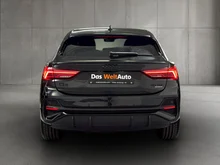 Audi Q3 Sportback 40 TDI quattro admired in Mythosschwarz Metallic