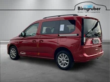 VW Caddy Family TSI in Sunsetred Metallic