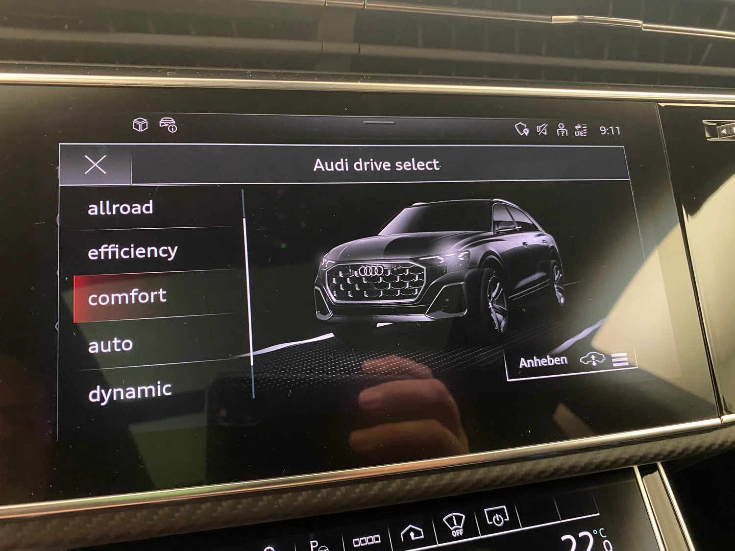 Bild eines Audi SQ8 TFSI quattro