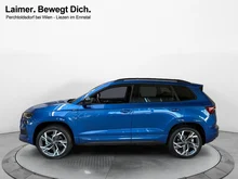 Škoda Karoq 4x4 Sportline TDI DSG in Race-Blau Metallic