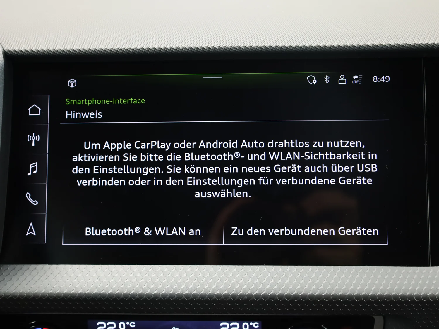 Bild eines A1 Sportback 25 TFSI intense