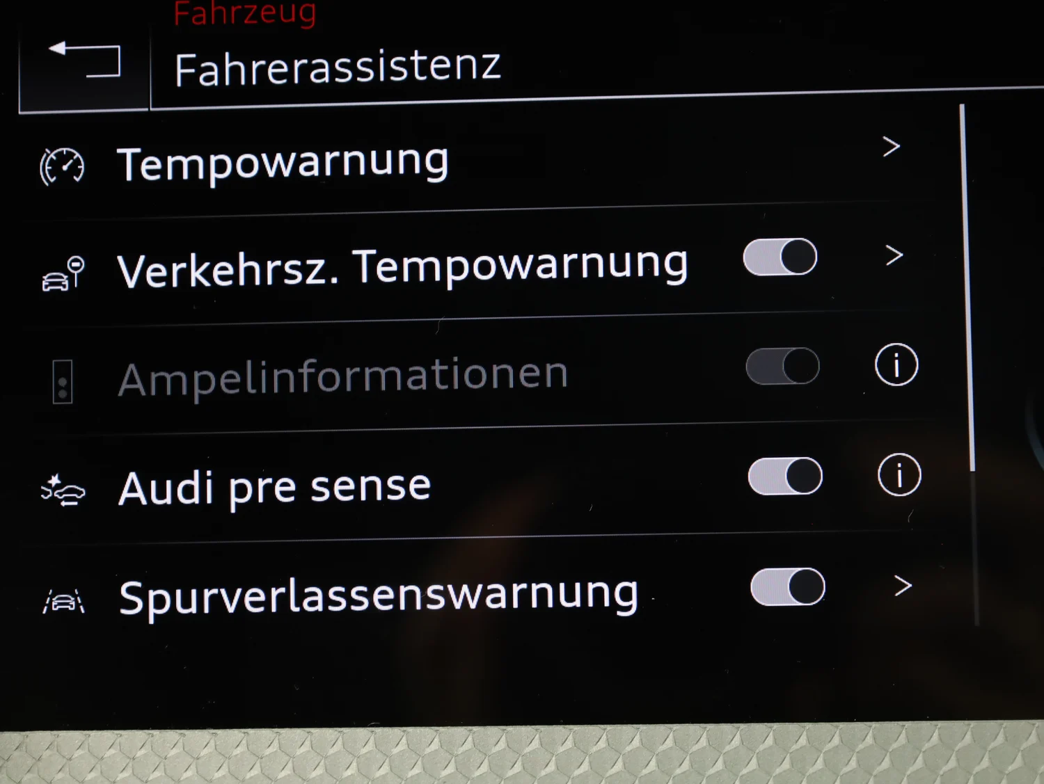 Bild eines A1 Sportback 25 TFSI intense