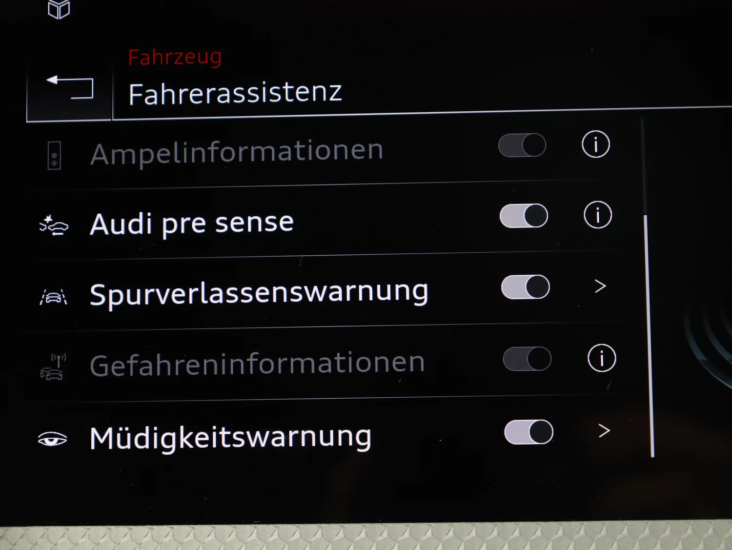 Bild eines A1 Sportback 25 TFSI intense